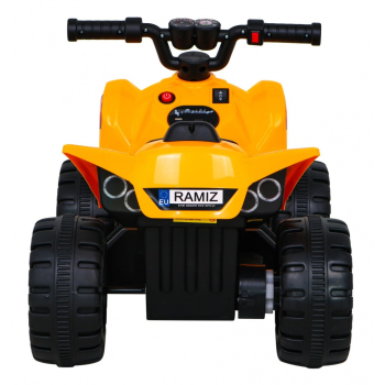 Quad The Fastest na akumulator dla dzieci Żółty + Silnik 25W